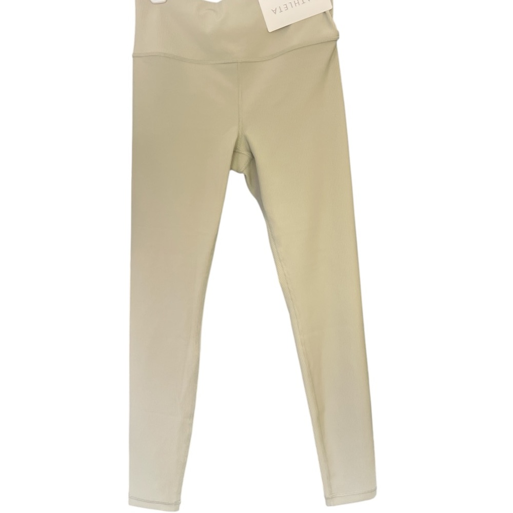 Athleta Cream Leggings Slim Fit Full Length